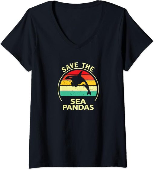 Womens Orca V-Neck T-Shirt