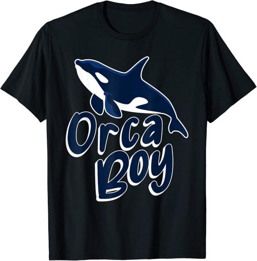 Kids Funny Whales Orca Boy Orcas T-Shirt