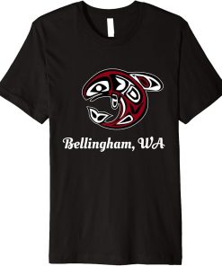 Native American Bellingham WA Tribal Orca Killer Whale Premium T-Shirt