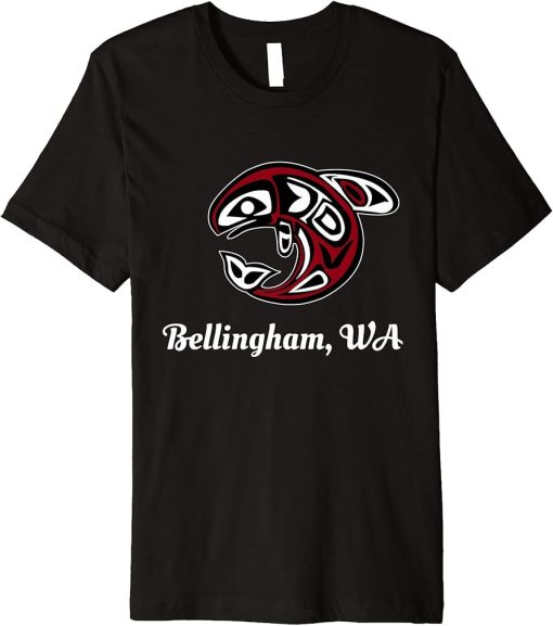 Native American Bellingham WA Tribal Orca Killer Whale Premium T-Shirt